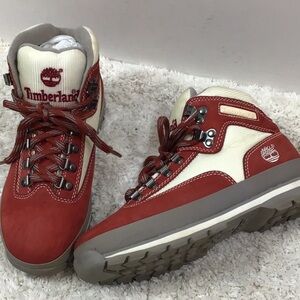 Timberland suede lace up boots